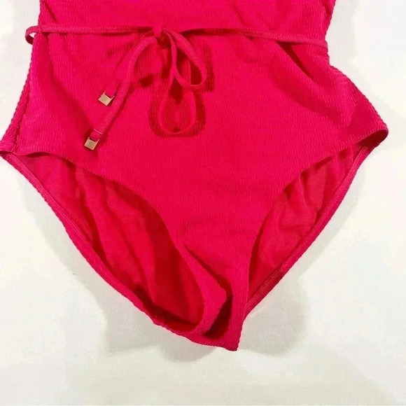 NWT Sea Level Swim Red One Shoulder One Piece - Picture 4 of 10